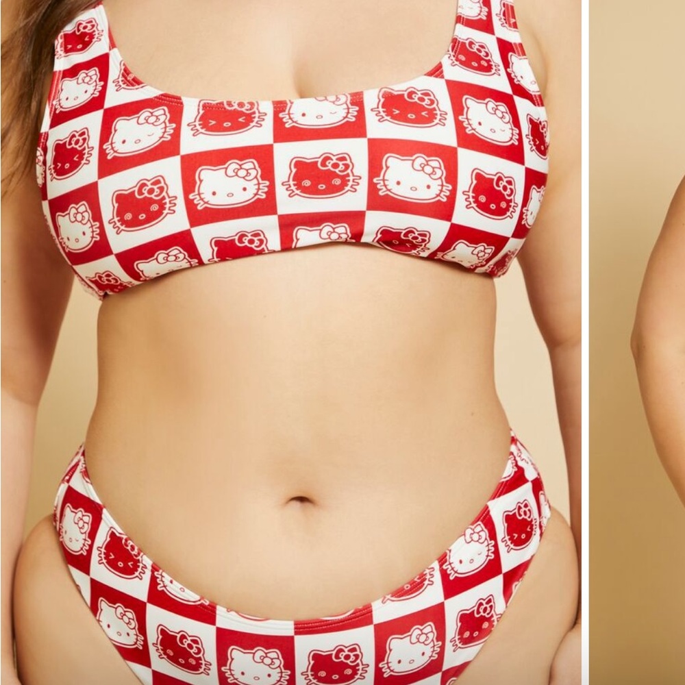 Hello Kitty Red Bikini Set